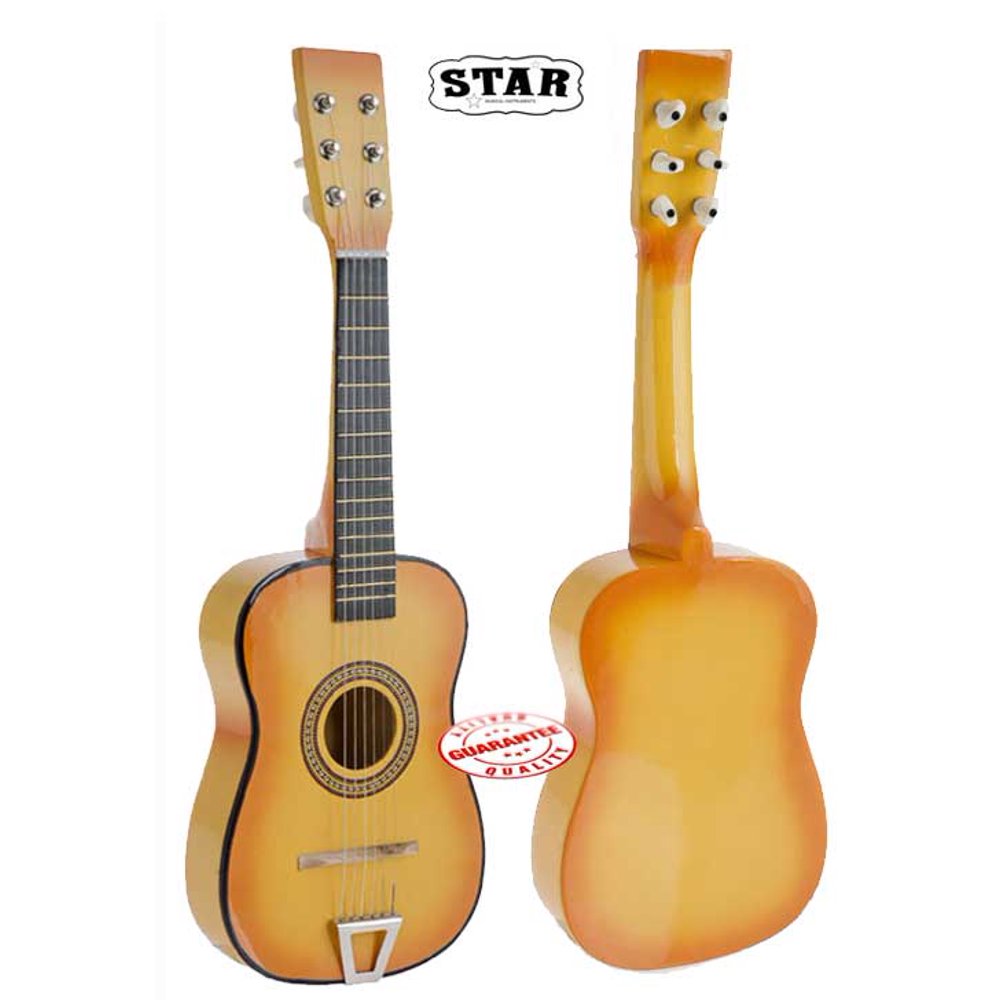 Star Kids Acoustic Toy Guitar 23 Inches Color Orange