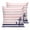 Pink, variant on Pillow Covers 16x16 Set of 2, Anchor Red Throw Pillow Covers Decorative Couch Cushion Cover, Modern Navy Blue White Striped Nautical Microfiber Soft Square Pillowcases for Bedroom Living Room Sofa