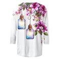 thumbnail image 5 of Njagoc3 Long Sleeve Tees for Women Vintage Printed Loose Pullover Tops Casual Crew Neck T Shirts Fall Fashion Outfits, 5 of 6