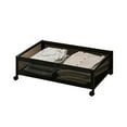 thumbnail image 1 of Under Bed Storage With Wheels, Transparent Visual Dust Cover, Metal Mesh, Storage Vehicle, Bed Organizer Drawer, Shoe Storage For Toys, Books, Bedding, 1 of 9