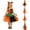 d-Black, variant on 3PCS Pumpkin Halloween Dresses Kids Girls Princess Birthday Party Dress up Outfit with Headband Bags Set 2T