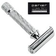 thumbnail image 5 of Parker 87R Men's Butterfly Open Double Edge Safety Razor w/ 5 Parker Blades, 5 of 5