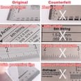 thumbnail image 3 of Graflsoa Precision Guitar and Bass Radius Gauge Set with Dual-Scale Ruler for Accurate String Height and Fretboard Measurement, 9-Piece Metal Tool Kit, 3 of 7