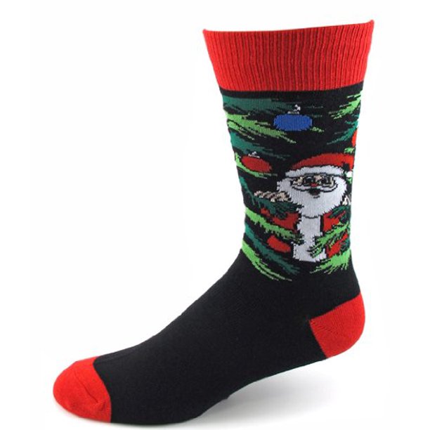 Men's Look There's Santa Christmas Socks