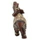thumbnail image 5 of Lucky Feng Shui Wood Grain Elephant Statue Sculpture Wealth Figurine Gift Home Decoration (L), 5 of 5