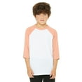 thumbnail image 1 of Bella + Canvas Youth 3/4-Sleeve Baseball T-Shirt, 1 of 1