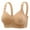 Beige, variant on 38B Bras For Women Buttery Soft Wireless Gym Sports Support Comfty Wire free Strap T-Shirt Bra