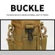 thumbnail image 5 of Bolsa para Colgar Botellas de Agua para Camping y Ciclismo, Bandolera con Correa Ajustable, Impermeable y Aislante, 12 X 12 X 27 Cm, Color Verde Barro o Militar., 5 of 7