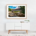 thumbnail image 6 of Albany Covered Bridge - New Hampshire Photography Bridge Landscape Nature Rustic Scenic Travel Poster Water Unframed Wall Art Print 32 x 48 inches, 6 of 7