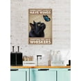 thumbnail image 4 of Retro Aluminum Metal Sign, 12 x 16 Inches, Black Cat Angel Don’t Always Have Wings, Adds a Unique Touch to Your Home, Great for Cat Lovers and Animal Advocates, 4 of 8