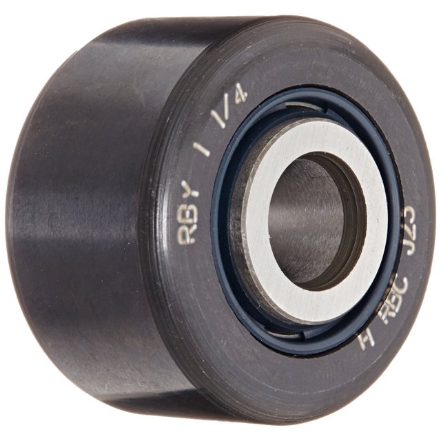 RBC Cam Follower RBY11/4 1.250" OD x 0.3750" ID, Yoke Type (Without Stud), RBC Roller Cylindrical Roller Design Cam Follower