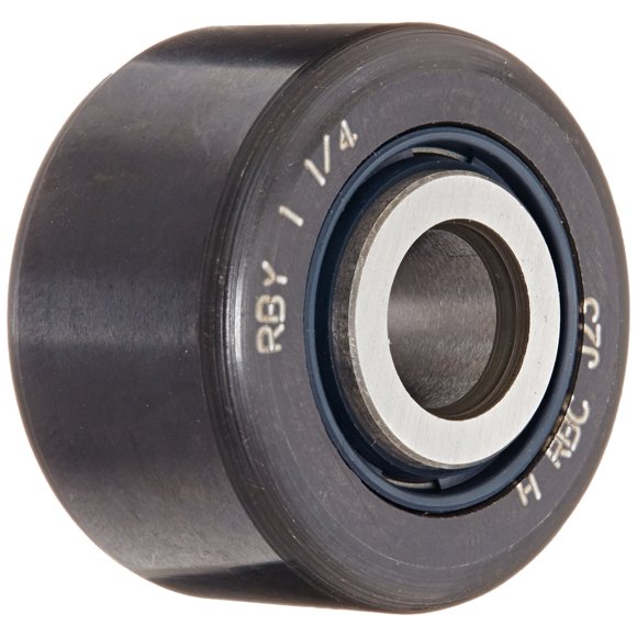 RBC Cam Follower RBY11/4 1.250" OD x 0.3750" ID, Yoke Type (Without Stud), RBC Roller Cylindrical Roller Design Cam Follower