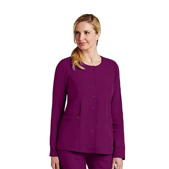 Grey's Anatomy Signature Women's 2 Pocket Snap Front Scrub Jacket - 2407