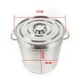 thumbnail image 4 of Large Stock Pot Restaurant Kitchen Soup Big Cooking with Lid Stainless Steel 35L, 4 of 12