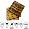 thumbnail image 4 of Segmart Deck Tiles, 12"x12" (10 Pack) Patio Pavers Solid Wood Outdoor Flooring Interlocking Patio Tiles, Striped Pattern Decking, Waterproof Balcony Flooring, Natural Color, SS2028, 4 of 12