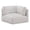 Cream, variant on Meridian Furniture Ease Black Fabric Corner