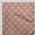 thumbnail image 4 of oneOone Polyester Lycra Brown Fabric Floral Sewing Fabric By The Yard Printed Diy Clothing Sewing Supplies 56 Inch Wide, 4 of 6