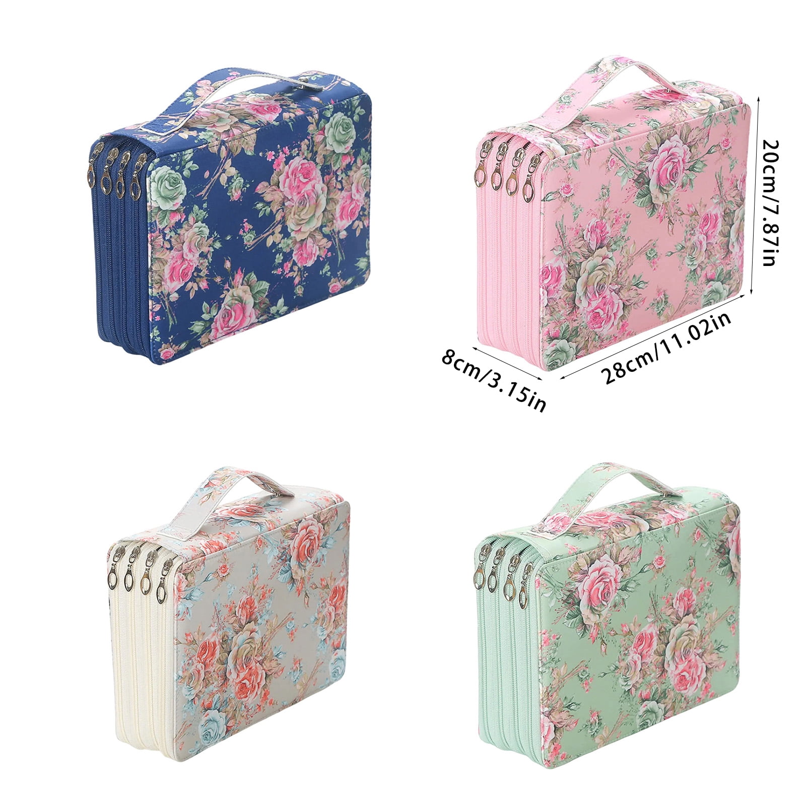 Large Pencil Case with 200 Compartments, Multifunction Pencil Organizers Bag Pencil Case with Zippers for Adults Teens
