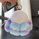 thumbnail image 1 of LLavero de piel de conejo Natural para mujer, accesorio de peluche de conejo Real, bolso de mujer, adornos con dijes, bolso escolar, colgante, llavero de coche, chucherías, regalo para niños, 1 of 5