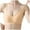 Beige, variant on Women High Support Solid Bra Seamless Push Up Bra Adjustable Sports Support Latex Jelly Comfort No Underwire Design L Purple