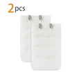 thumbnail image 2 of INSPIRE CHIC Women's Underwear Replacement Bra Extender Strap Adapter White-1 3 Rows 2 Hooks 2 Pcs, 2 of 5