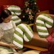 thumbnail image 5 of Candy Cane Cojín de sofá suave Verde 19,6 pulgadas Decorativo con forma de caramelo, 5 of 7