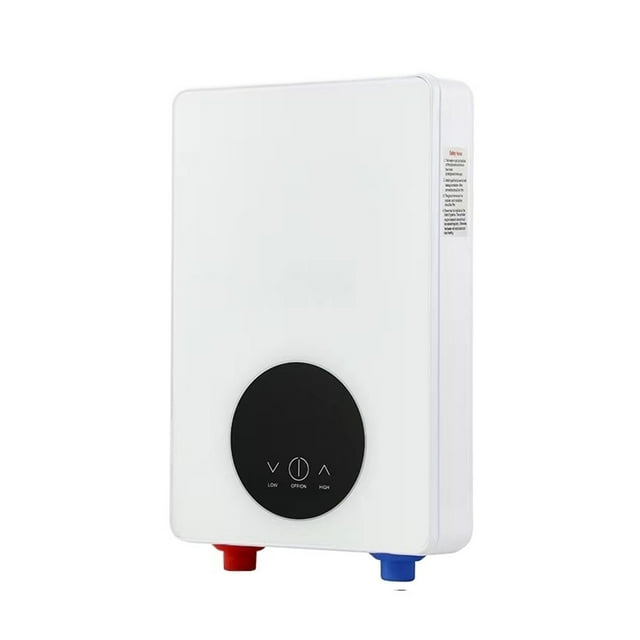 7000W Instant Water Heater LCD Display Thermostat Induction Heater Smart Touch Wall Mounted