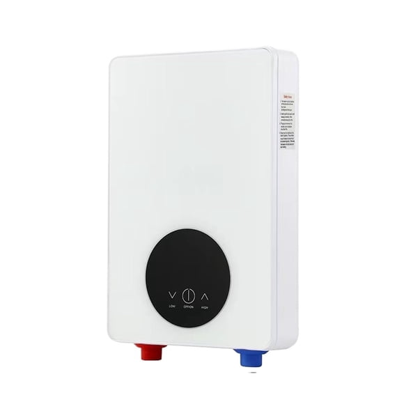 7000W Instant Water Heater LCD Display Thermostat Induction Heater Smart Touch Wall Mounted