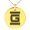 Gold, variant on Stainless Steel Letter G Initial Empire Monogram Engraved Small Medallion Circle Charm Pendant Necklace