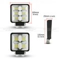 Truck Led Light Round 12v 24v For Tractor Auto Car Vehicle 4x4 Off Road