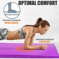 thumbnail image 4 of RitFit 3' x 6' Folding Gymnastics Mat with Carrying Handles for Yoga, Stretching, Core Workouts(Purple), 4 of 9