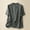 Green, variant on Wiyuqeen Women's Cotton Linen Shirts Retro Mandarin Collar Chinese Frog Button Tops Blouses Basic Plain Short Sleeve T-shirts Stylish Side Split Tops