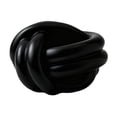 thumbnail image 1 of Funda de cerámica para caja de pañuelos, novedosa decoración de mesa, accesorios de baño, facial Negro, 1 of 9
