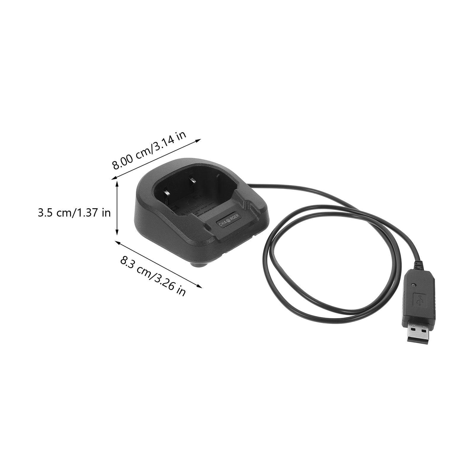 Car Charger Battery Eliminator For BaoFeng Radios - 12V To 7.4V, Fits UV-9R Plus, BF-A58, BF-9700, T57