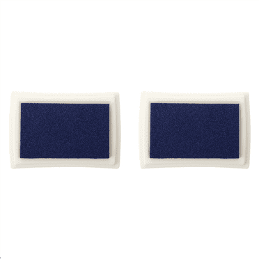 2X Blue Ink Pad Inkpad Rubber Stamp Finger Print Craft Non-