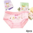 thumbnail image 2 of Esaierr 5PCS Baby Girls Stretch Underwear for Toddler Kids Girls Underwear Comfortable Colour Mix Match Cotton Underwear for 2-12Y, 2 of 5