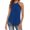 Blue, variant on DQRPSEETB Racerback Tank Tops for Women Women Summer Halter Spaghetti Strap Lace Flowy Tank Tops Cami Shirts Basic Tank Tops for Women