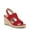 Fire Red, variant on LifeStride Women's Tallulah Espadrille Wedge Sandal - Medium & Wide Width