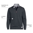 thumbnail image 4 of Lands' End Men's Bedford Rib Quarter Zip Sweater, 4 of 5