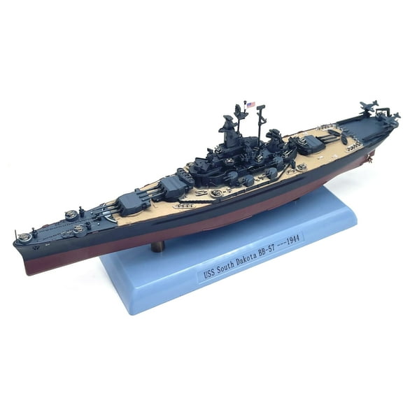 Historical USS South Dakota BB-57 Battleship Model 1:1000 for Military Memorabilia & Collection
