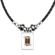 thumbnail image 1 of j playing cards pattern collar a mano colgante de cuerda de cuero Unbranded M, 1 of 3