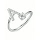 thumbnail image 1 of Cubic Zirconia Letter Decor Cuff Ring, 1 of 5