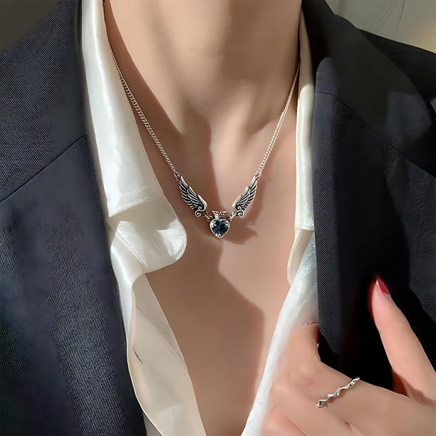 Collar de corazón, joyería para San Valentín, Navidad, aniversario, cumpleaños, regalos para esposa y novia.