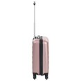 thumbnail image 3 of vidaXL Valise Rigide Chariot Or Rose ABS, 3 of 5