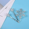 thumbnail image 4 of Uonlytech 12pcs Snowflake Hair Clips Hair Accessories Multi Styling For Women Travel Party Wedding, 4 of 8