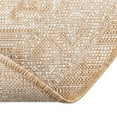 thumbnail image 6 of Unique Loom Outdoor Aztec Collection Area Rug - Coba (3' 3" Round Natural/Ivory), 6 of 7