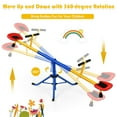 thumbnail image 4 of Gymax Kids Seesaw Swivel Teeter Totter Playground Equipment 360° Rotation, 4 of 10