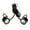 Blue, variant on 2 Pcs White LED Motorcycle Headlight Spotlight Driving Daytime Running Light Lamp