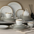 thumbnail image 5 of Noritake Charlotta Gold 60-Piece Value Dinnerware Set, Service for 12, 5 of 7