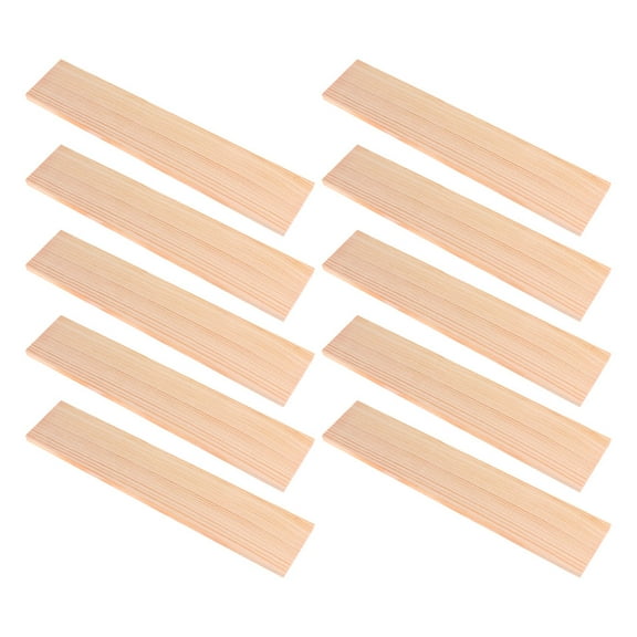 TEHAUX Pine Wood Planks Khaki Rectangular for Home Decor, Crafting, Woodworking, and Creative Projects